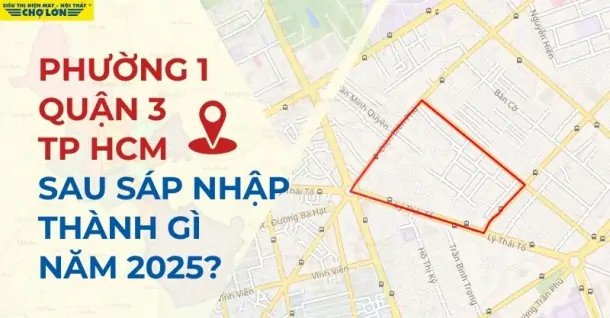 Phường 1, Quận 3, TP HCM sáp nhập thành gì sau 2025