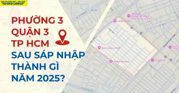 Phường 3, Quận 3, TP HCM sáp nhập thành gì sau 2025?