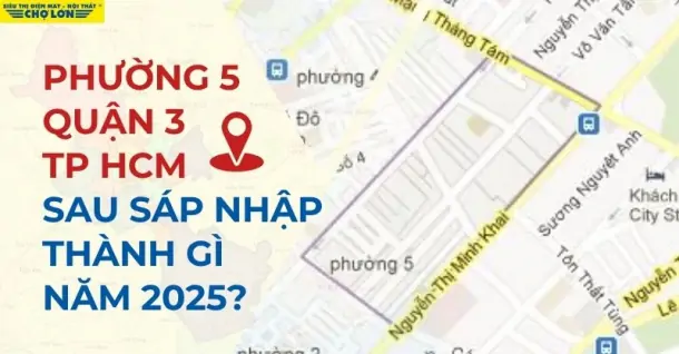 Phường 5, Quận 3, TP HCM sáp nhập thành gì sau 2025