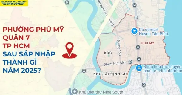 Phường Phú Mỹ, Quận 7, TP.HCM sáp nhập thành gì sau 2025?