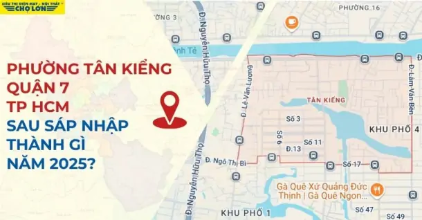 Phường Tân Kiểng, Quận 7, TP.HCM sáp nhập thành gì sau 2025