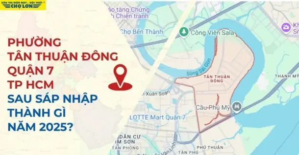 Phường Tân Thuận Đông, Quận 7, TP.HCM sáp nhập thành gì sau 2025