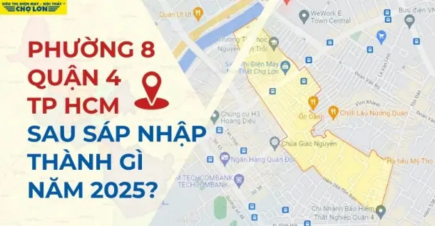 Phường 8, Quận 4, TP HCM sáp nhập thành gì sau 2025?