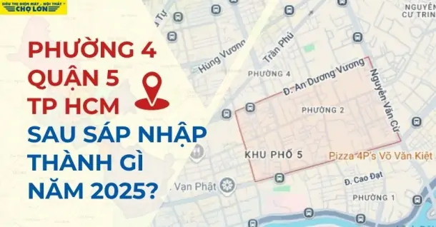 Phường 4, Quận 5, TP. HCM sáp nhập thành gì sau năm 2025?