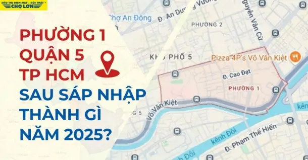 Phường 1, Quận 5, TP. HCM sáp nhập thành gì mới nhất 2025?