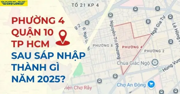 Phường 4, Quận 10, TP HCM sáp nhập thành gì sau 2025