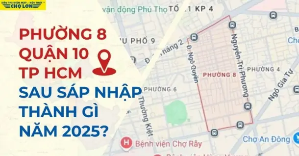 Phường 8, Quận 10, TP HCM sáp nhập thành gì sau 2025