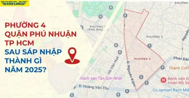 Phường 4, Quận Phú Nhuận, TP.HCM sáp nhập thành gì sau 2025?