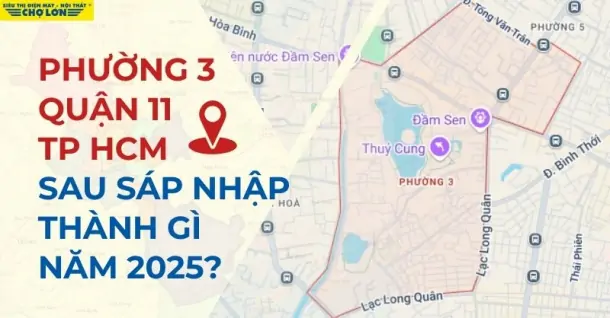 Phường 3, Quận 11, TP.HCM sáp nhập thành gì sau 2025