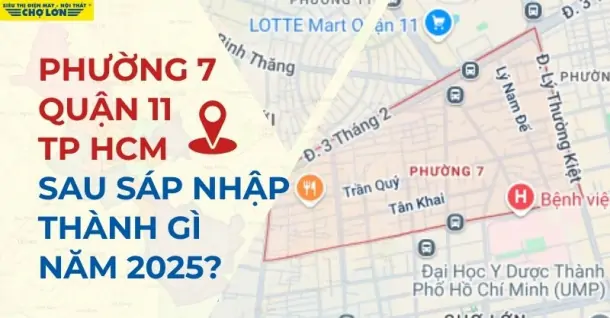 Phường 7, Quận 11, TP.HCM sáp nhập thành gì sau 2025?