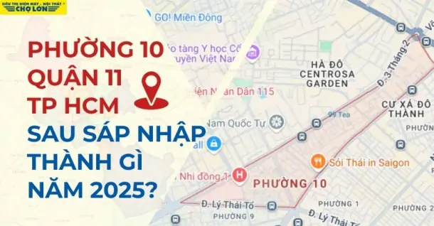 Phường 10, Quận 11, TP.HCM sáp nhập thành gì sau 2025