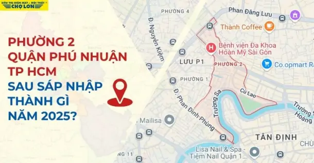 Phường 2, Quận Phú Nhuận, TP.HCM sáp nhập thành gì sau 2025