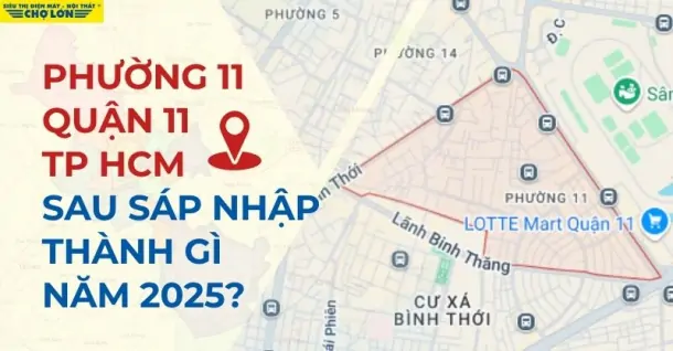 Phường 11, Quận 11, TP.HCM sáp nhập thành gì từ 2025