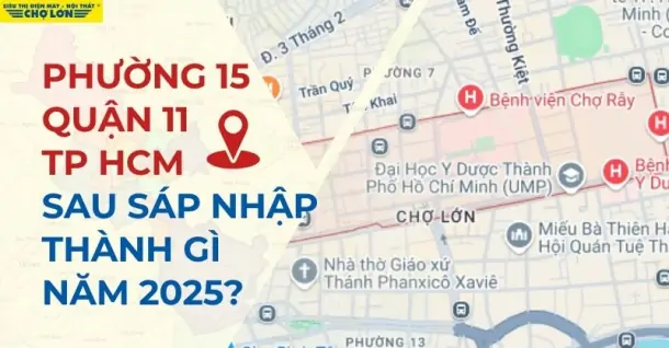Phường 15, Quận 11, TP.HCM sáp nhập thành gì sau 2025?