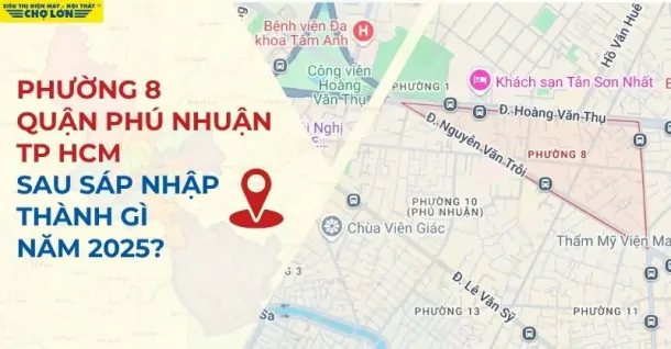 Phường 8, Quận Phú Nhuận, TP.HCM sáp nhập thành gì sau 2025