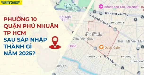 Phường 10, Quận Phú Nhuận, TP.HCM sáp nhập thành gì sau 2025