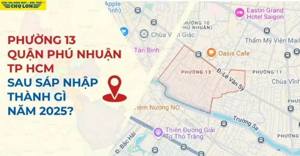 Phường 13, Quận Phú Nhuận, TP.HCM sáp nhập thành gì sau 2025