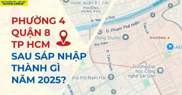 Phường 4, Quận 8, TP HCM sáp nhập thành gì năm 2025?