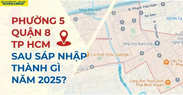 Phường 5, Quận 8, TP HCM sáp nhập thành gì sau 2025