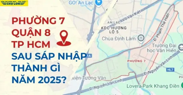 Phường 7, Quận 8, TP HCM sáp nhập thành gì sau 2025