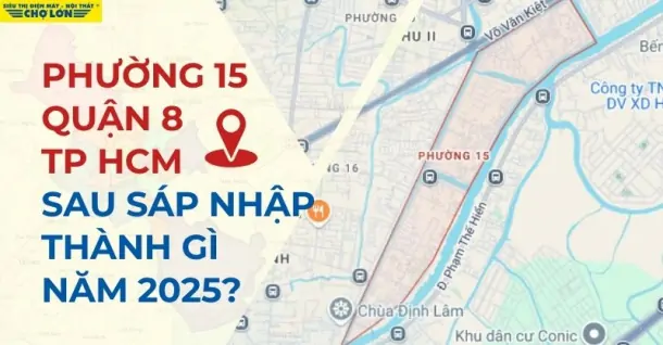 Phường 15, Quận 8, TP HCM sáp nhập thành gì sau 2025?