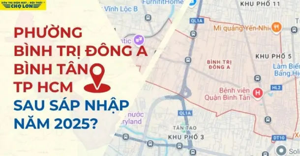 Phường Bình Trị Đông A, Bình Tân, HCM sáp nhập thành gì sau 2025?