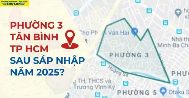Phường 3, Quận Tân Bình, TP.HCM sáp nhập thành gì sau 2025?
