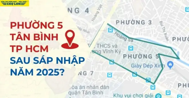 Phường 5, Quận Tân Bình, TP.HCM sáp nhập thành gì sau 2025?