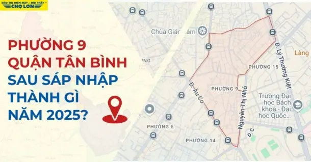 Phường 9, Quận Tân Bình, TP.HCM sáp nhập thành gì sau 2025?