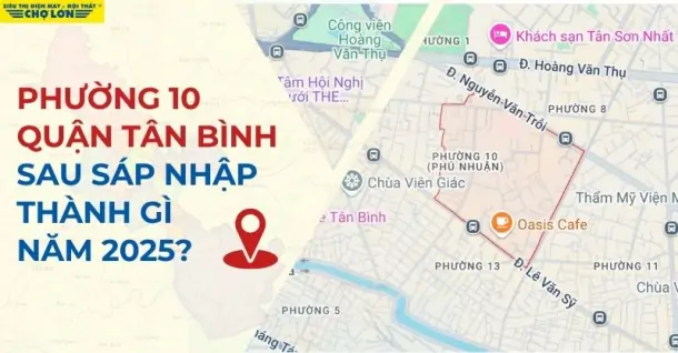 Phường 10, Quận Tân Bình, TP.HCM sáp nhập thành gì sau 2025?