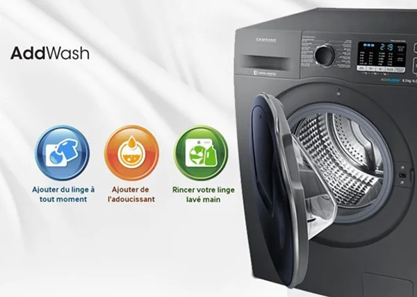 Công nghệ giặt hơi nước trên máy giặt Samsung AddWash