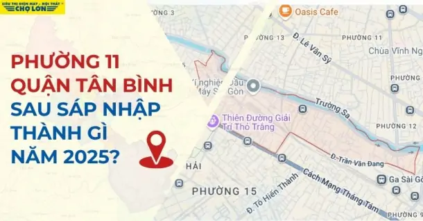 Phường 11, Quận Tân Bình, TP.HCM sáp nhập thành gì sau 2025?