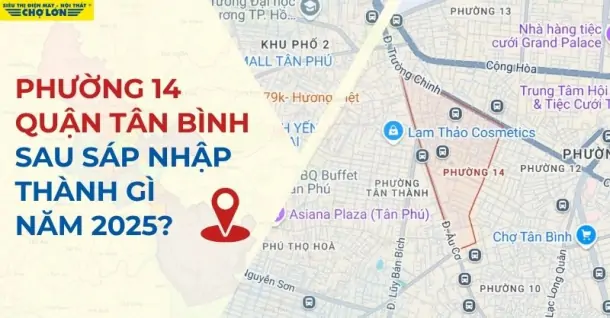 Phường 14, Quận Tân Bình, TP.HCM sáp nhập thành gì sau 2025?