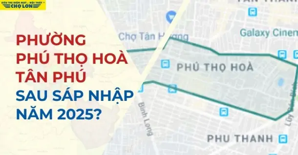 Phường Phú Thọ Hòa, Quận Tân Phú sáp nhập thành gì sau 2025?