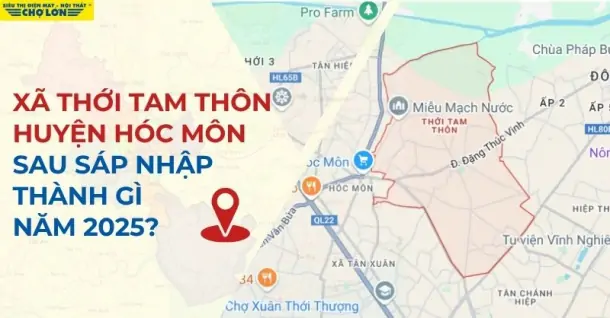 Xã Thới Tam Thôn, Hóc Môn sáp nhập ra sao sau năm 2025?