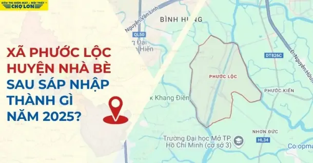 Xã Phước Lộc, huyện Nhà Bè sáp nhập ra sao sau năm 2025?