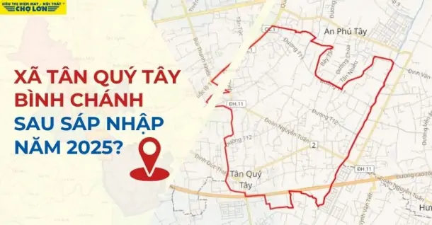 Xã Tân Quý Tây, Bình Chánh sáp nhập thành gì sau năm 2025?