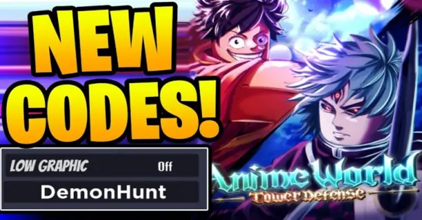 Code Anime World Tower Defense cập nhật mới nhất tháng 07/2025