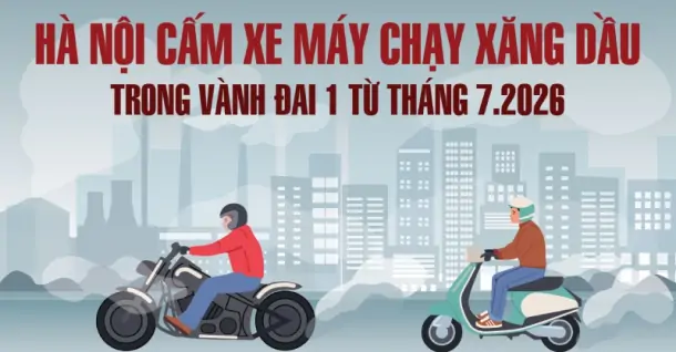 Lộ trình, các tuyến đường cấm phương tiện xe xăng tại Hà Nội