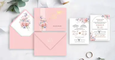 Tổng hợp những mẫu thiệp cưới đẹp khiến ai cũng phải trầm trồ