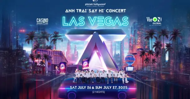 Anh trai say hi tại Las Vegas khi nào tổ chức? Dàn anh trai tham gia