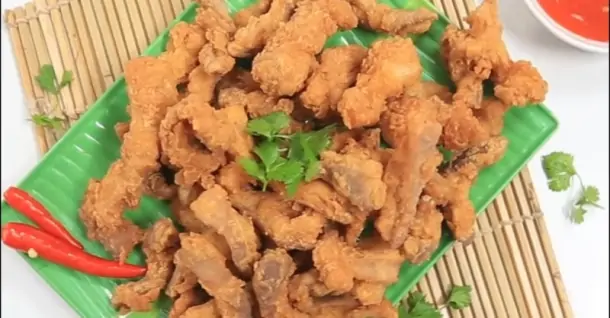 Cách làm dạ dày heo chiên giòn thơm ngon, đậm vị