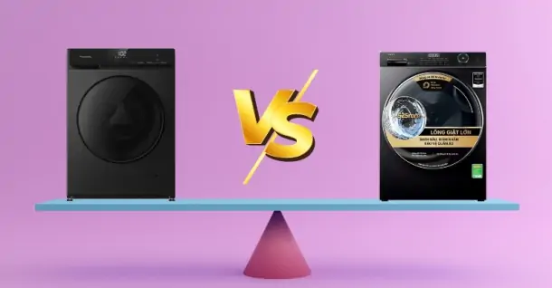 So sánh máy giặt Aqua và Panasonic: Nên mua hãng nào tốt hơn?