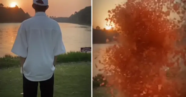 Cách tạo trend tan biến thành cánh hoa hot TikTok bằng AI