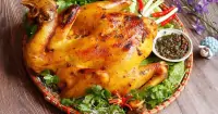 Cách làm gà nướng da giòn bằng nồi chiên không dầu không bị khô