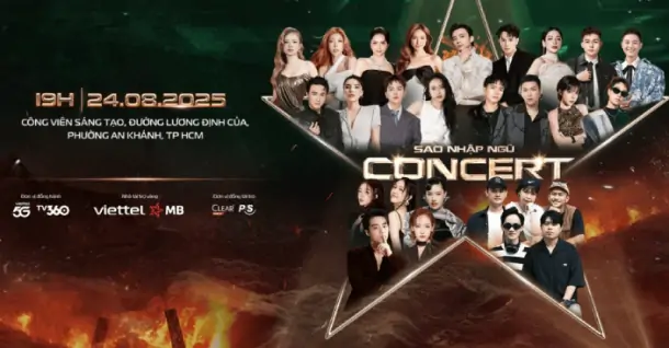 Sao nhập ngũ Concert diễn ra khi nào? Dàn nghệ sĩ tham gia