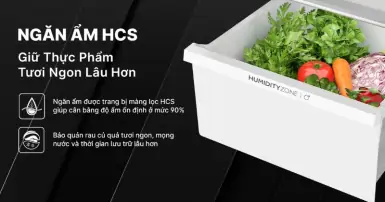 Công nghệ ngăn ẩm HCS trên tủ lạnh Aqua là gì? Ưu điểm vượt trội cho thực phẩm tươi ngon
