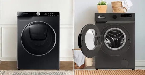 So sánh máy giặt Casper và Samsung: Lựa chọn nào phù hợp cho gia đình bạn?