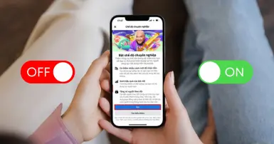 Hướng dẫn cách bật, tắt chế độ chuyên nghiệp trên Facebook