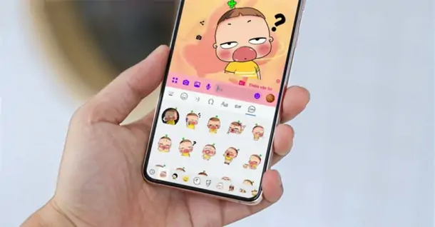 Cách gửi sticker Zalo trên Messenger trên điện thoại iPhone và Android